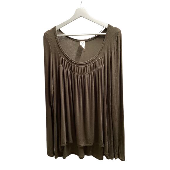 We The Free Love Valley long-sleeve top olive green size M - Picture 2 of 9